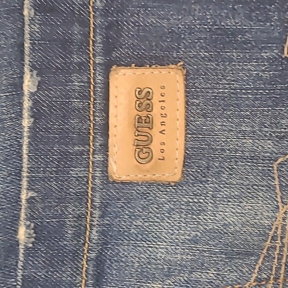 Guess DYLAN TAPERED LEG HELMET WASH DISTRESSED JEANS 34 EURO STYLE - Picture 13 of 15